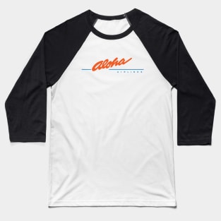 Defunct Aloha Airlines Baseball T-Shirt